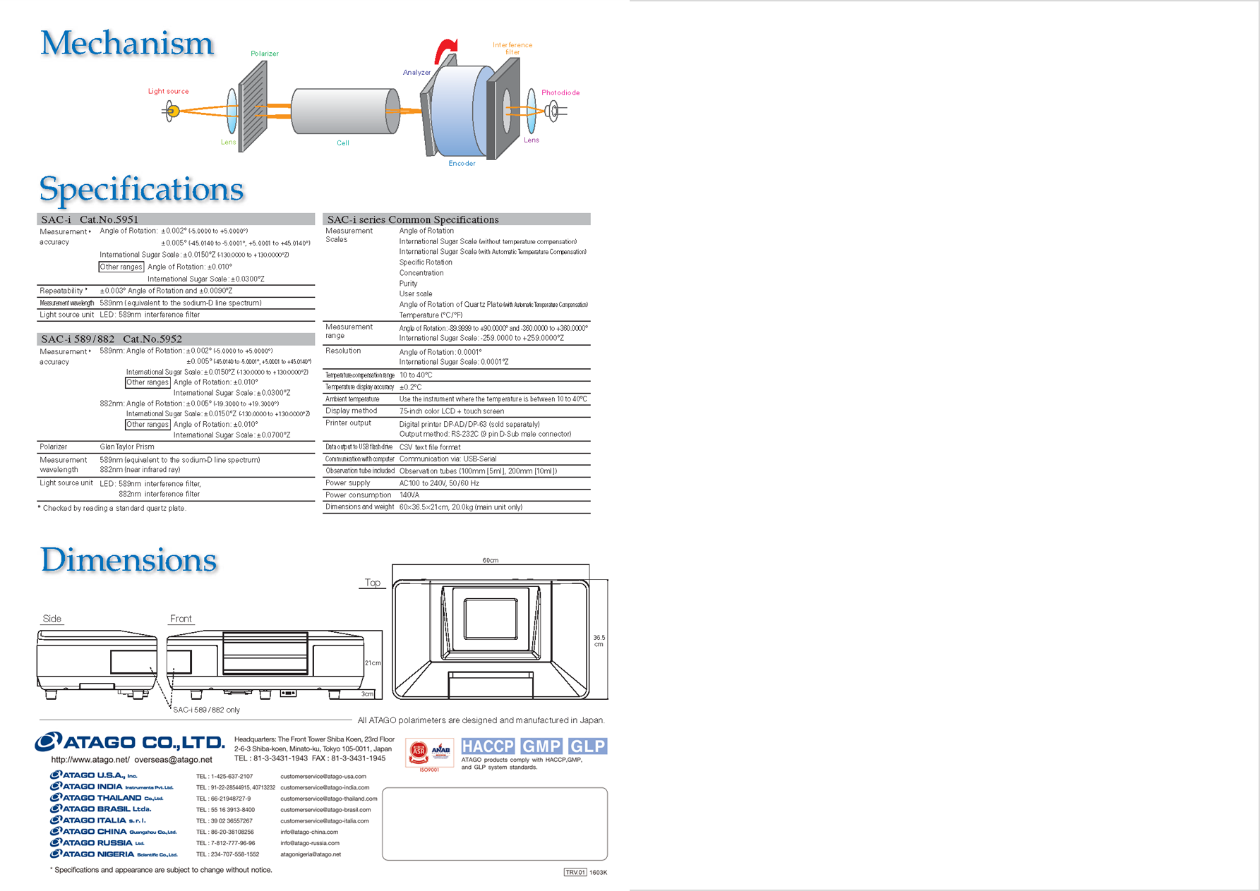 Specifications