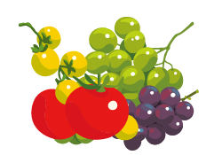 Tomatoes and Grapes