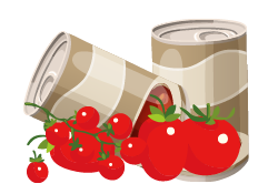 Canned tomatoes